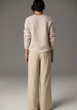 POL Finlay Crew Knit - Blush