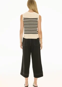 POL Oskar Crop Pant - Black
