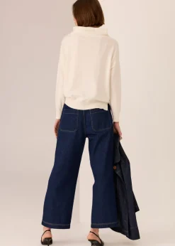 POL Rowan Drawstring Knit - Ivory