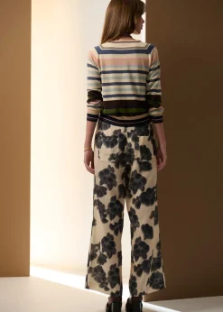 POL Sela Multi Stripe Knit - Blue Multi