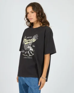 Silent Theory Dystopia Tee - Washed Black