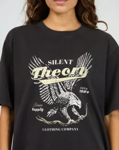 Silent Theory Dystopia Tee - Washed Black