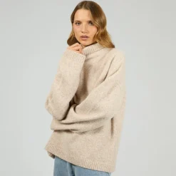 Silent Theory Willow Knit Jumper - Oat