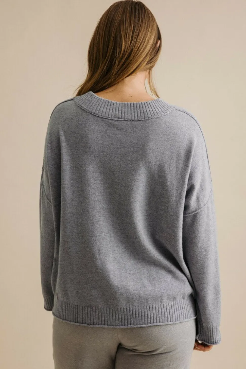 Talamaya Elevate Merino Cashmere Crew Pullover - Ocean