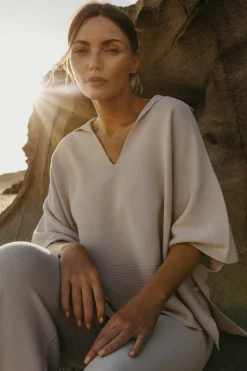 Talamaya Grace Summer Pullover - Silver Haze