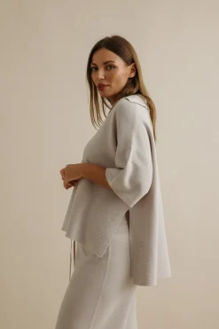 Talamaya Grace Summer Pullover - Silver Haze