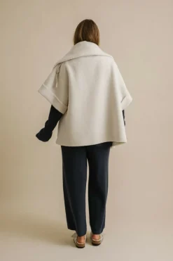 Talamaya Sherpa Cuddle Coat - Chalk