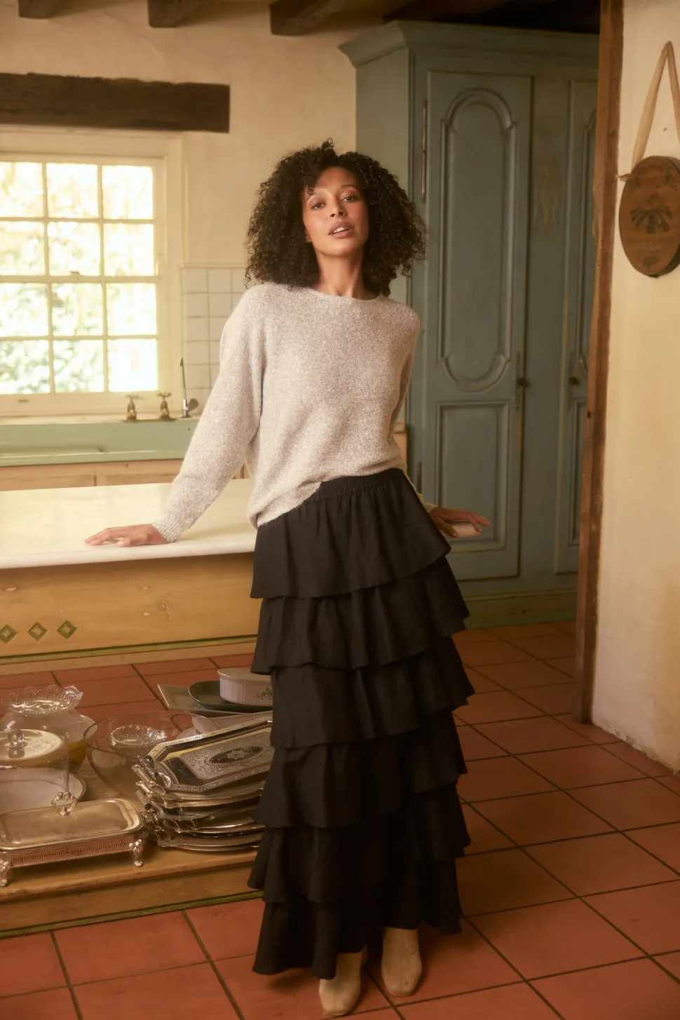 The Shankty Neapolitan Skirt - Black