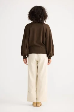 The Shanty Anais Knit - Chocolate