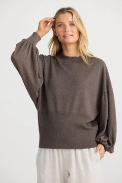 The Shanty Anais Knit - Smoke