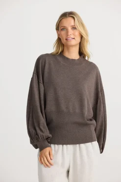 The Shanty Anais Knit - Smoke