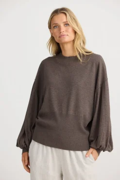 The Shanty Anais Knit - Smoke