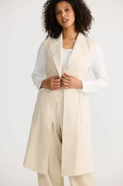 The Shanty Noa Vest - Natural