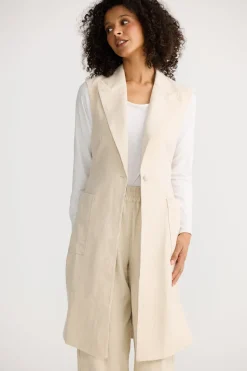 The Shanty Noa Vest - Natural