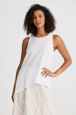 The Shanty Sicily Singlet - White