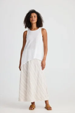 The Shanty Sicily Singlet - White