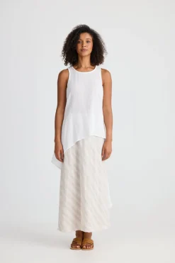 The Shanty Sicily Singlet - White