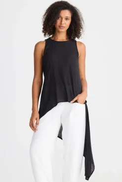 The Shanty Sicily Singlet - Black