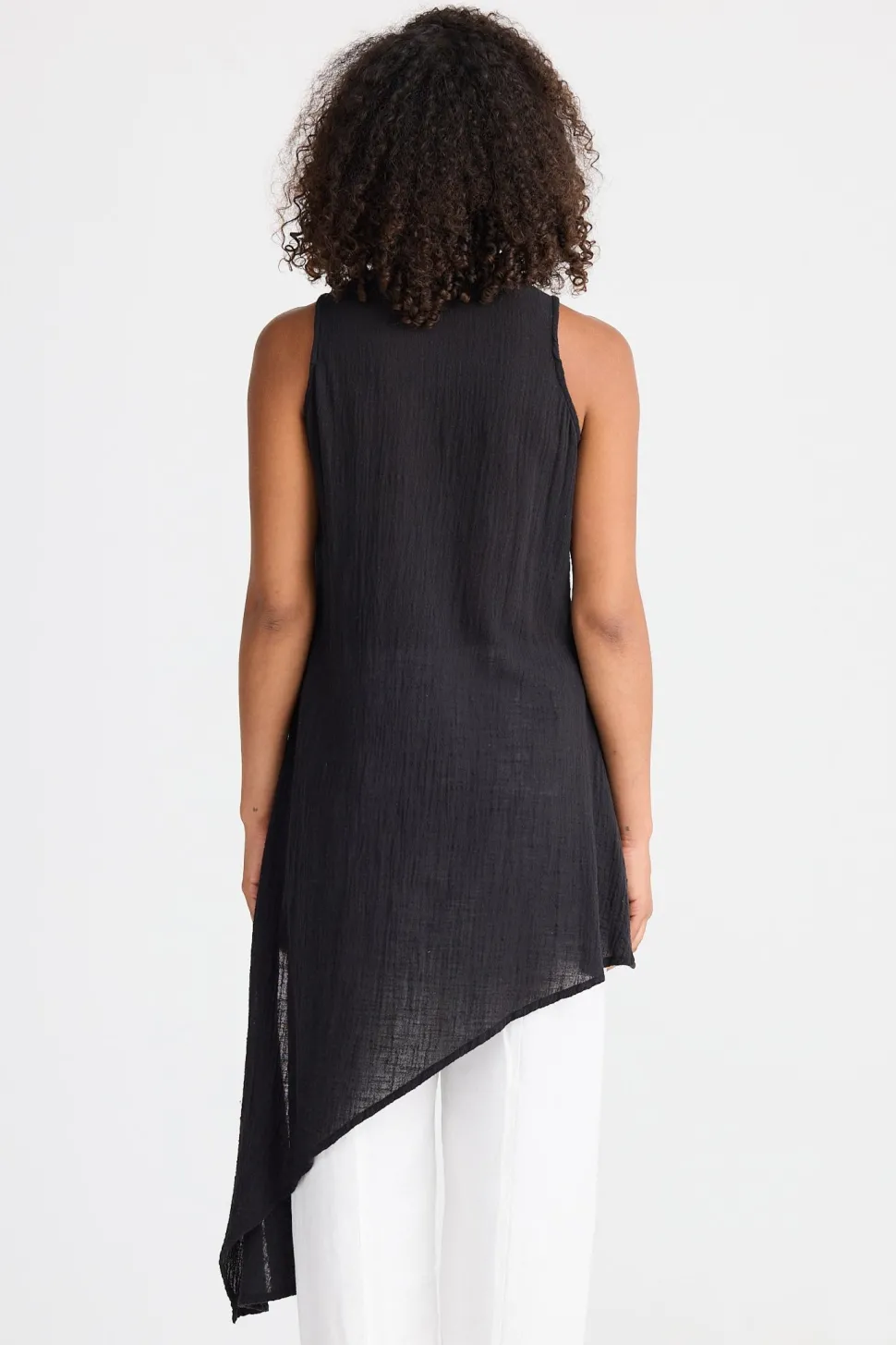 The Shanty Sicily Singlet - Black