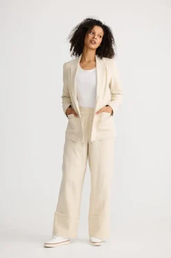 The Shanty Tavira Blazer - Natural