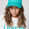 Upstate Side Line Cap- Galactic Good Vibes Green