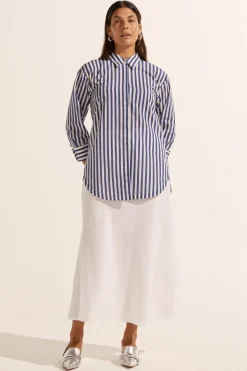 Zoe Kratzmann Agile Top - Navy Stripe