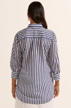 Zoe Kratzmann Agile Top - Navy Stripe