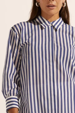 Zoe Kratzmann Agile Top - Navy Stripe