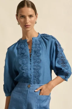 Zoe Kratzmann Bouquet Top - Shoreline