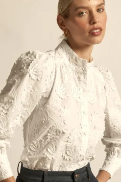 Zoe Kratzmann Fete Top - Porcelain