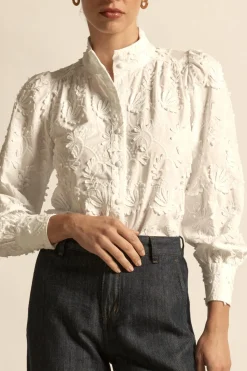 Zoe Kratzmann Fete Top - Porcelain