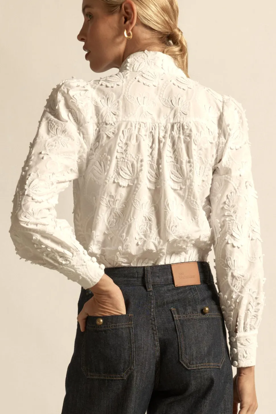 Zoe Kratzmann Fete Top - Porcelain