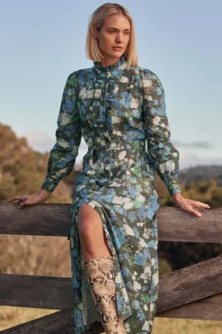 Zoe Kratzmann Graduate Dress - Forest Blur