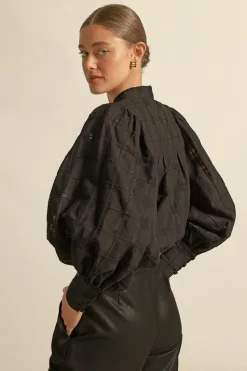 Zoe Kratzmann Vista Top - Black Check